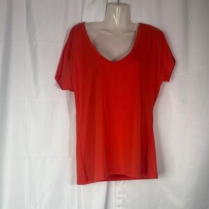 Classic Red V-Neck Women's Tee